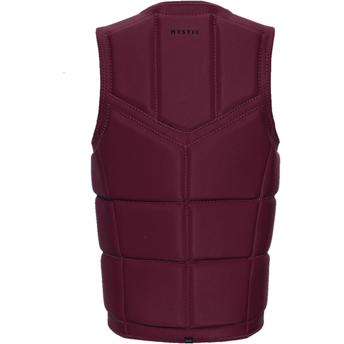 2026 Mystic Heren Star Front Zip Wake Impact Vest 35005.240245 - Oxblood Red